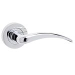 Gull Door Handles Polished Chrome