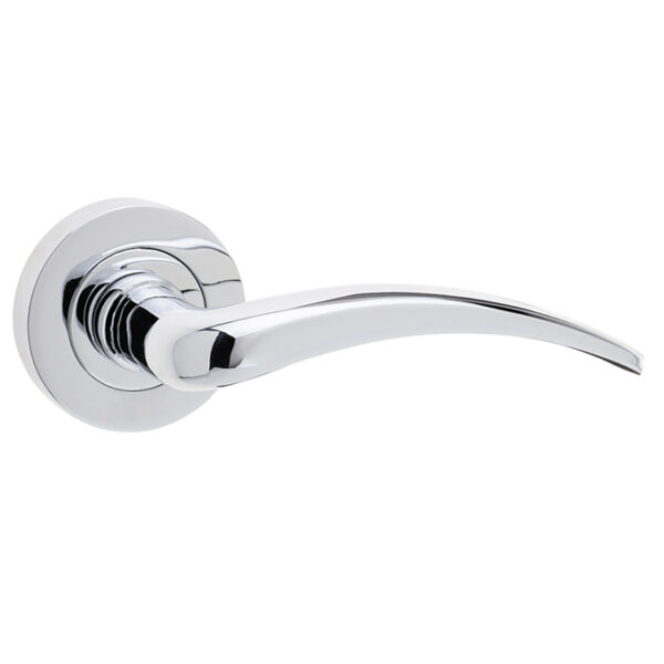 Gull Door Handles Polished Chrome