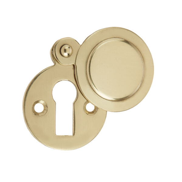 Jedo Round Covered Escutcheon 32mm Polished Brass