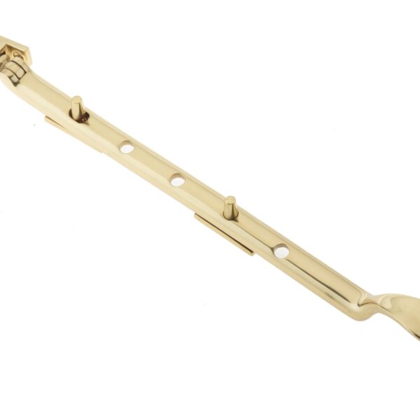 Frelan Victorian Casement Stays 300mm Polished Brass