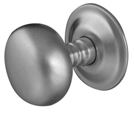 Frelan Jedo Mushroom Mortice Door Knobs 62mm Diameter 62mm Satin Chrome