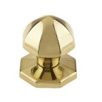 Frelan Jedo Bayswater Centre Door Knobs 65mm Polished Brass