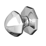 Frelan Jedo Bayswater Centre Door Knobs 65mm Polished Chrome