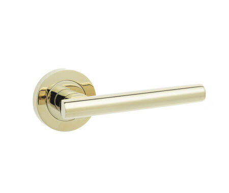 Frelan Petra Door Handles Brass Finish