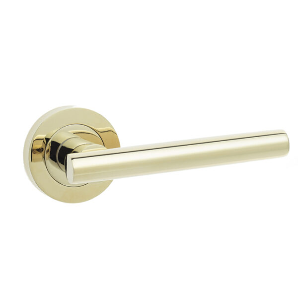 Frelan Petra Door Handles Brass Finish