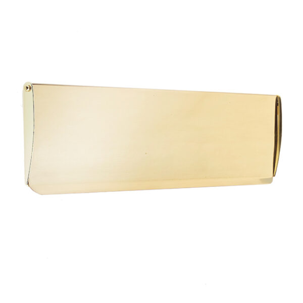 Jedo Plain Inner Door Tidies 354x127mm Polished Brass