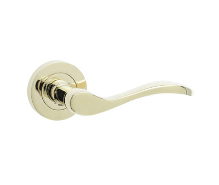 Turin Door Handles Brass Finish
