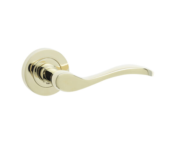 Frelan Turin Door Handles Brass Finish
