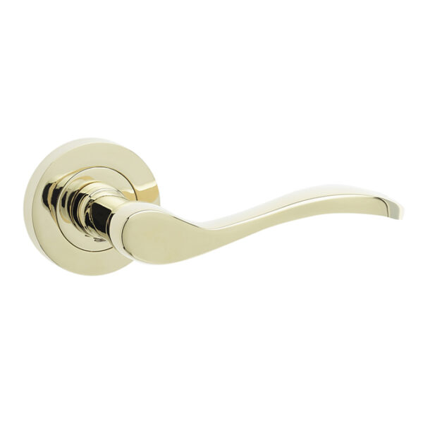 Turin Door Handles Brass Finish