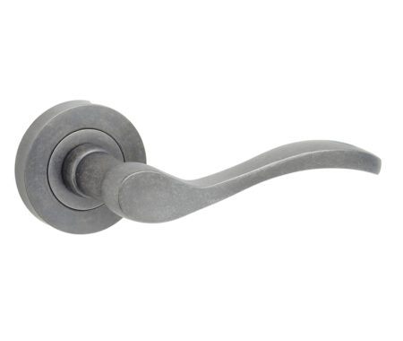 Turin Door Handle on Rose Rustic