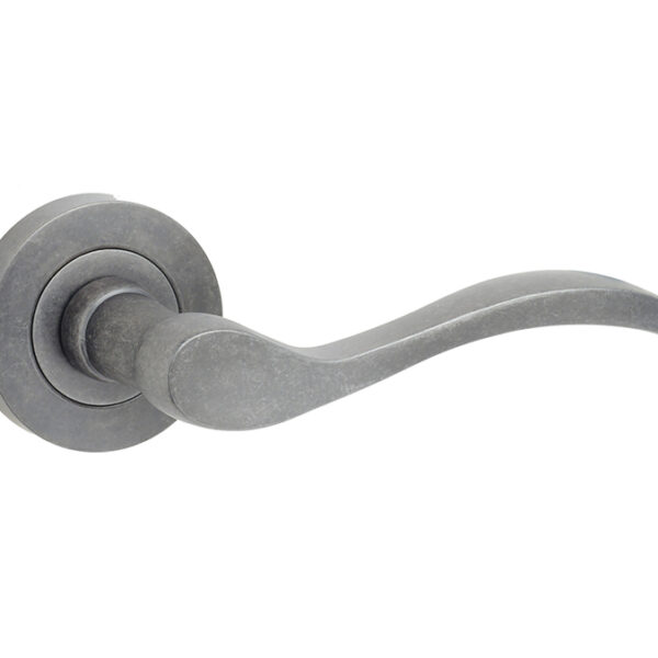 Turin Door Handle on Rose Rustic