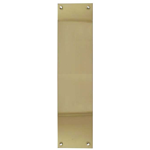 Jedo Plain Fingerplates 305x75mm Polished Brass
