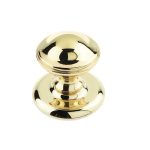 Jedo Belgravia Centre Door Knobs 66mm Polished Brass