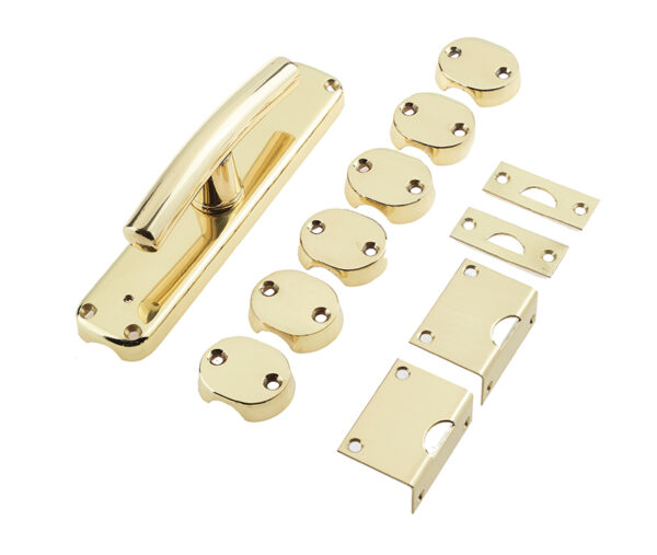 Frelan Jedo JV633 Espagnolette Bolts Polished Brass