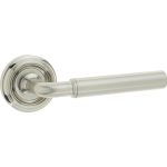 Elise Door Handle on Rose Satin Nickel
