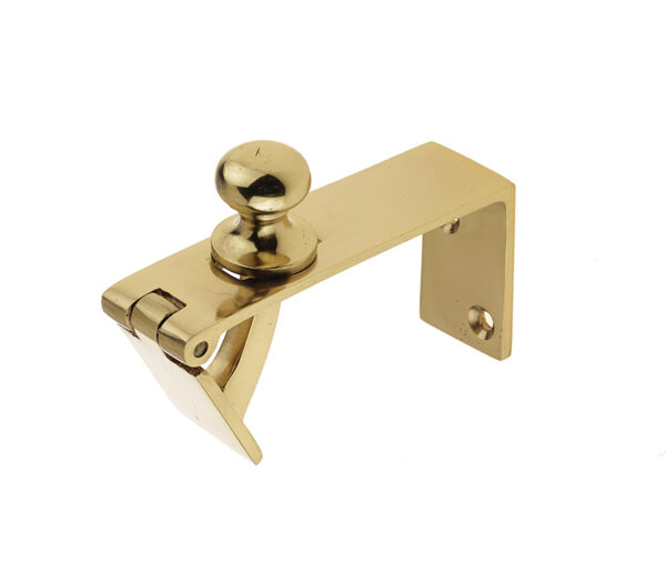 Frelan Jedo Counter Flap Catch 80x38mm Polished Brass