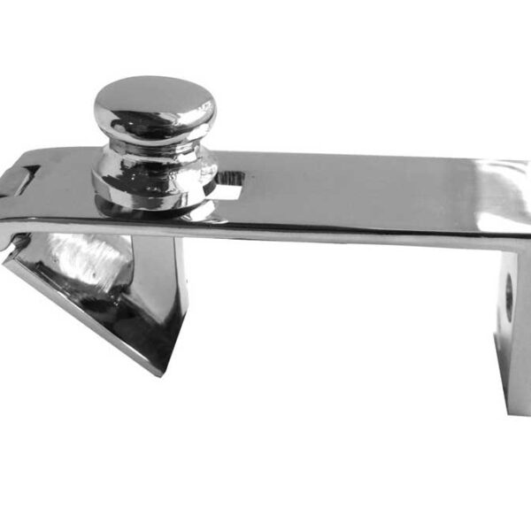 Jedo Counter Flap Catch 80x38mm Polished Chrome