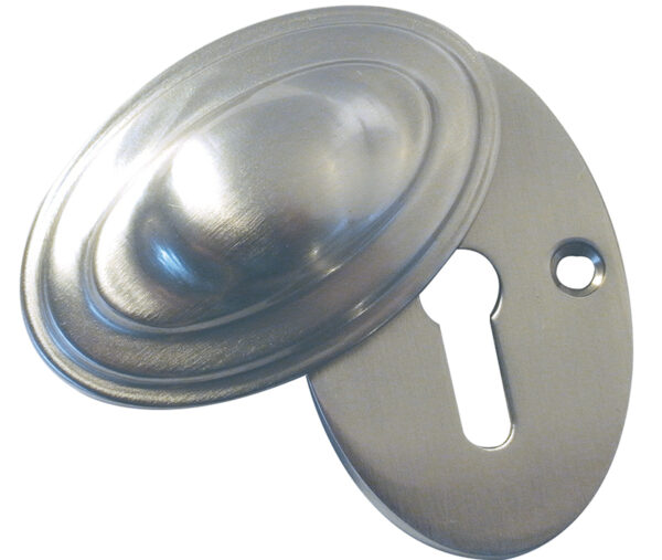 Frelan Jedo Lined Oval Covered Escutcheon 36x55mm Antique Brass