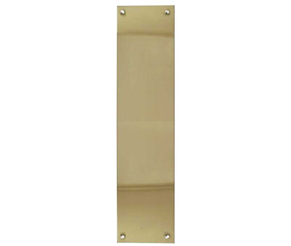 Frelan Jedo Plain Fingerplates 350x75mm Polished Brass