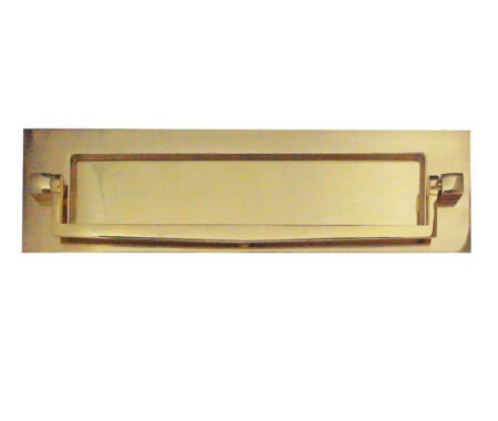 Frelan Jedo Postal Knocker 250x76mm Polished Brass