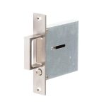 Jedo Sliding Door Edge Pull Satin Stainless Steel