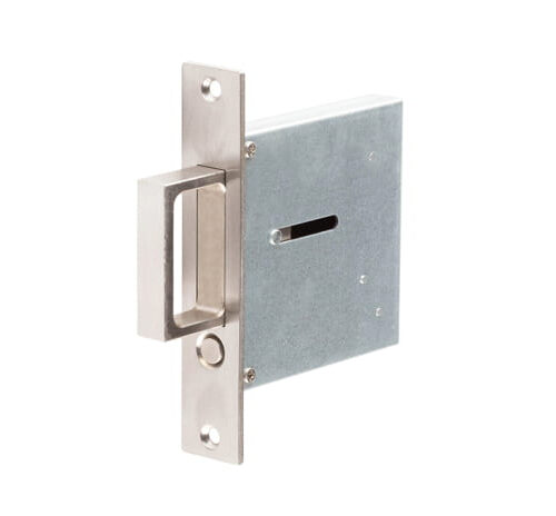 Jedo Sliding Door Edge Pull Satin Stainless Steel