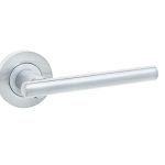 Rosetta Door Handle in Satin Chrome