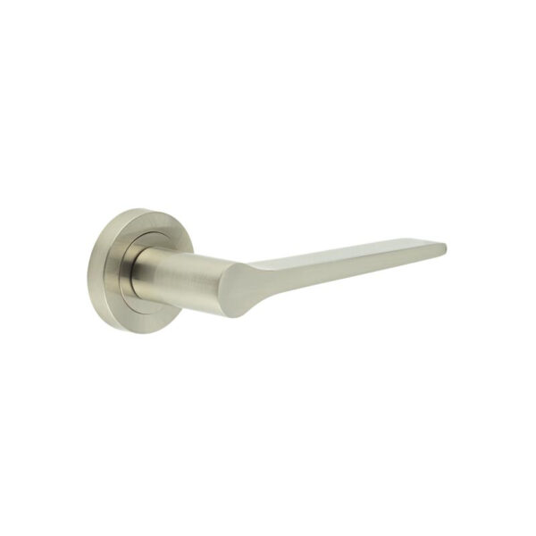 Gio Door Handle in Satin Nickel