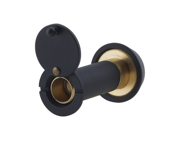 Frelan Jedo 180 Degree Door Viewers to Fit 35-55mm Doors FD30/60 C/W Intumescent Black