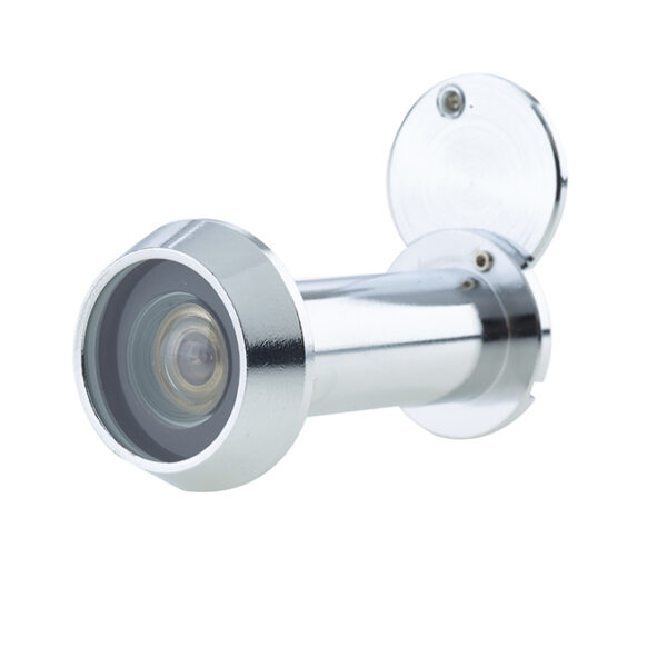 Jedo 180 Degree Door Viewers to Fit 35-55mm Doors FD30/60 C/W Intumescent Polished Chrome