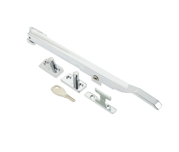 Frelan Modern Lockable Casement Stays 250mm Polished Chrome