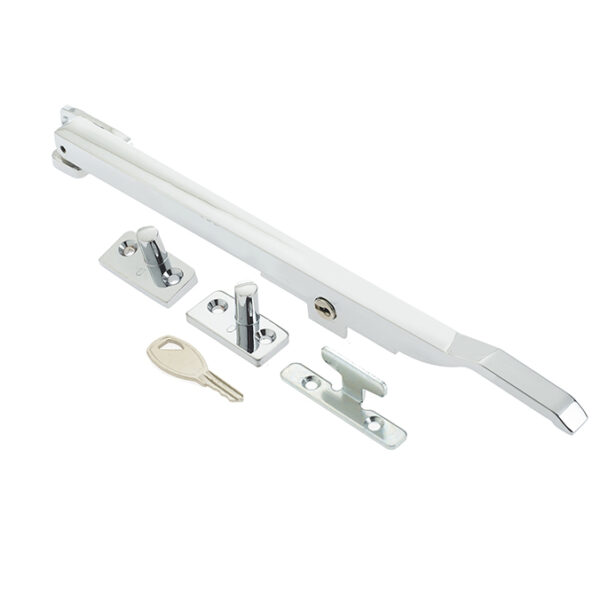 Modern Lockable Casement Stays 250mm Polished Chrome