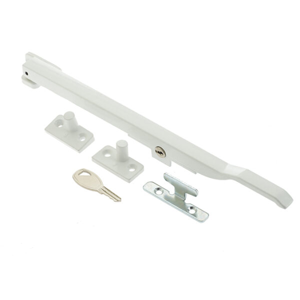 Modern Lockable Casement Stays 250mm White