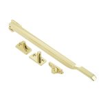 Modern Non Lockable Casement Stays 250mm Polished Brass