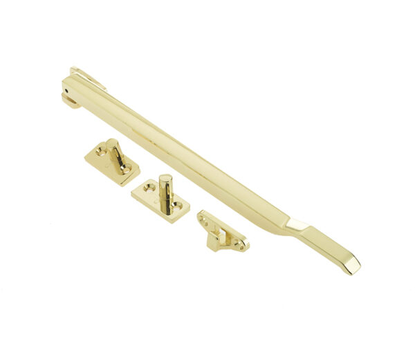 Frelan Modern Non Lockable Casement Stays 250mm Polished Brass