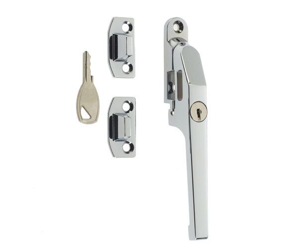 Frelan Jedo Modern Lockable Casement Fasteners 124mm Polished Chrome