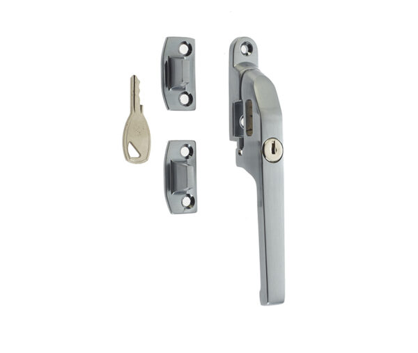 Frelan Jedo Modern Lockable Casement Fasteners 124mm Satin Chrome