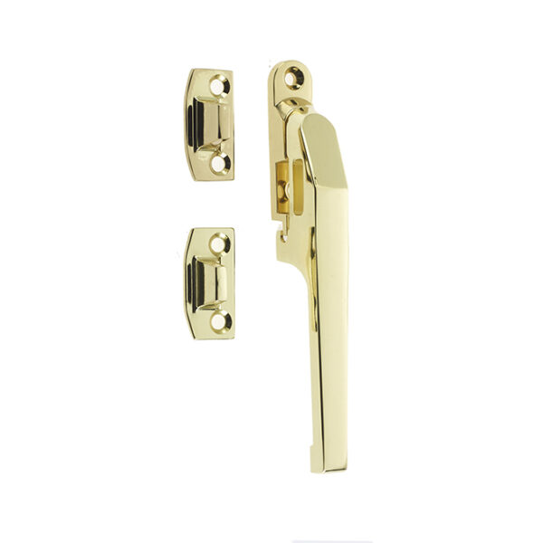 Jedo Modern Non Lockable Casement Fasteners 124mm Polished Brass