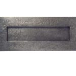 Antique Plain Letterplates 270x115mm Pewter