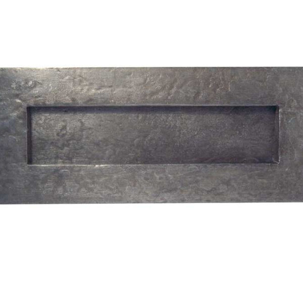 Antique Plain Letterplates 270x115mm Pewter