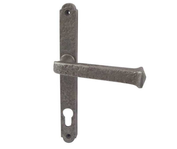 Frelan Antique Narrow Plate locksets 92mm Centres 240x28mm Pewter