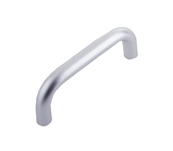 Frelan Aluminium 19mm D Shape Pull Handle Bolt Through Fixing F2 Finish 150x19mm Satin Anodised Aluminium