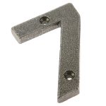 Valley Forge Door Numerals Pewter No. 7