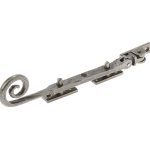 Valley Forge Curly Tail Casement Stays 203x15x6mm Pewter