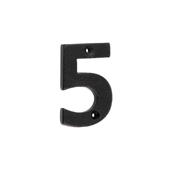Valley Forge Door Numerals Black No. 5