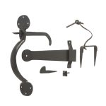 Valley Forge Gate Catches 200x30x7mm Black