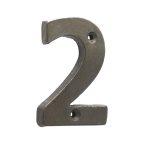 Valley Forge Door Numerals Beeswax No. 2