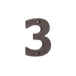 Valley Forge Door Numerals Beeswax No. 3