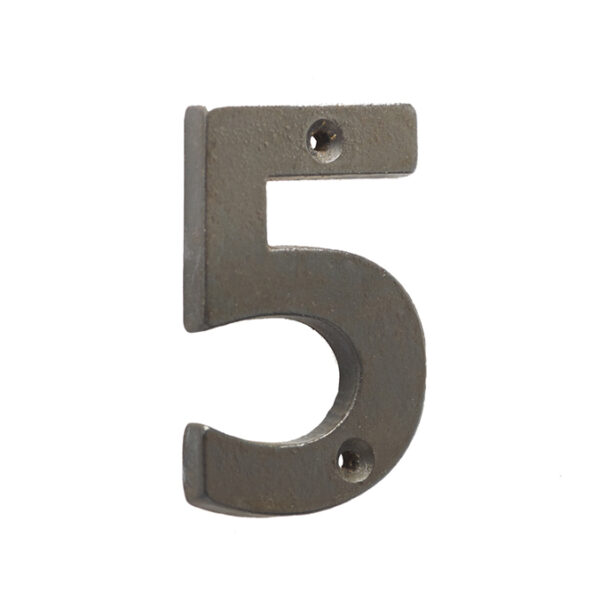 Valley Forge Door Numerals Beeswax No. 5