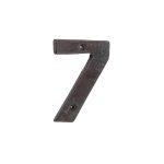 Valley Forge Door Numerals Beeswax No. 7